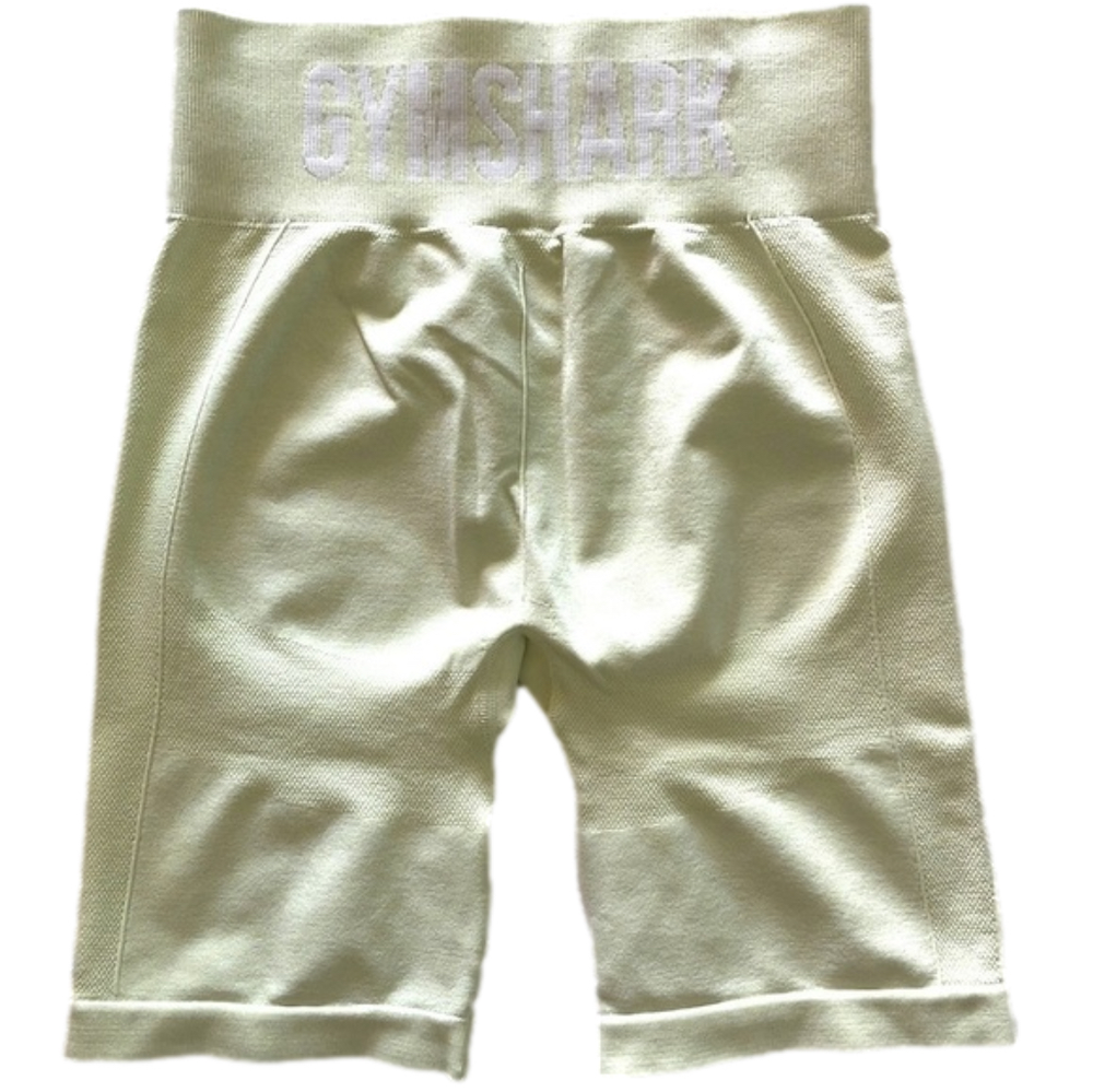 GYMSHARK FLEX CYCLING SHORTS - Lime Green Size XS - Picture 1 of 9